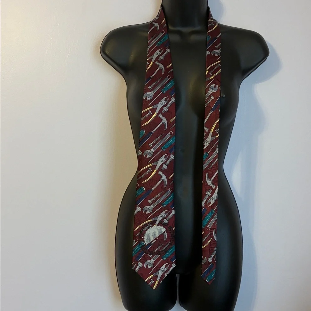 Home Improvement Vintage TV Show More Power Tool Time Necktie Tie